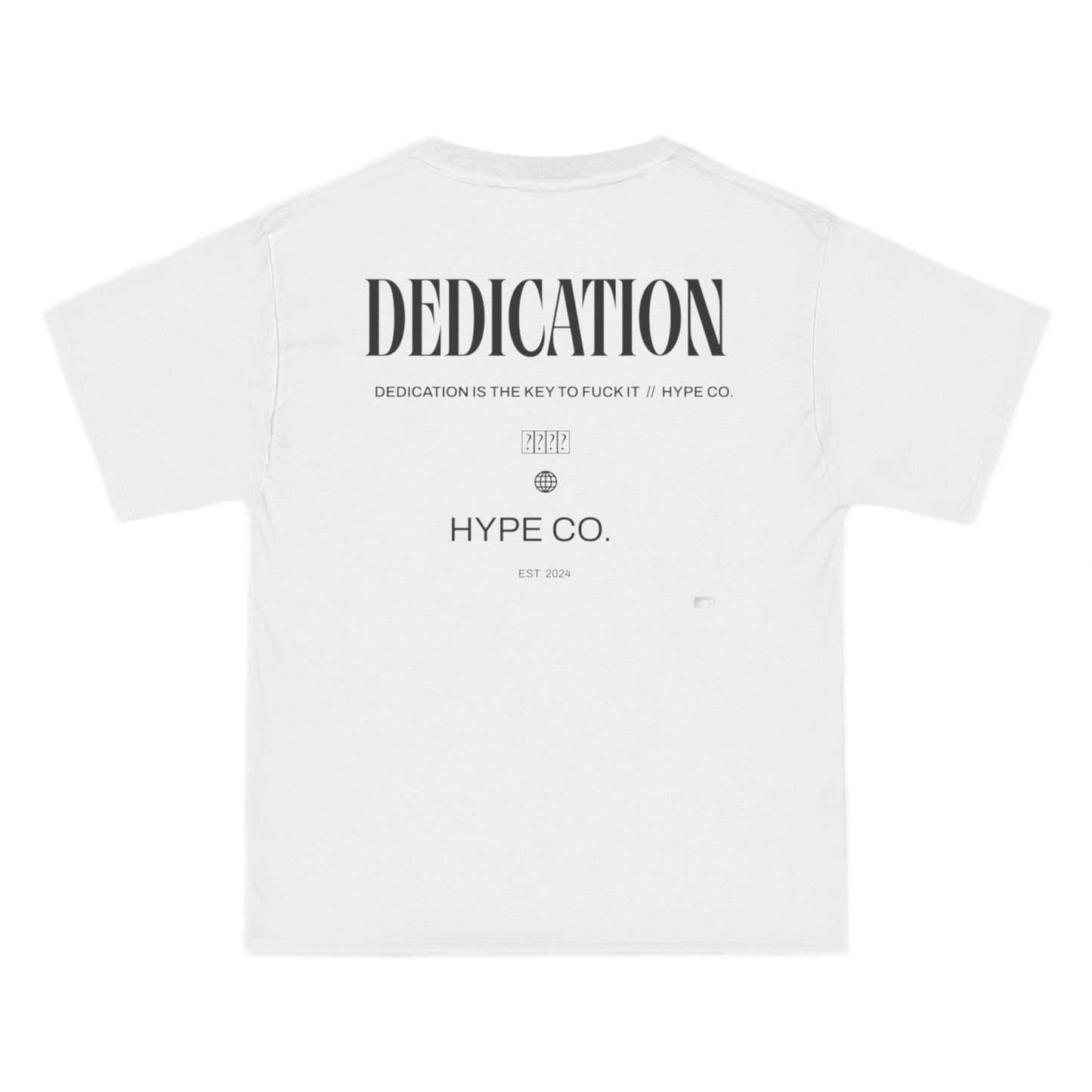 Oversized Dedication